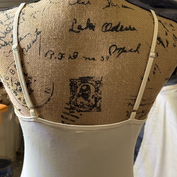 WHBM cream colored, lace lined nighty. Adjustable spaghetti straps. Size Small. - Picture 8 of 16